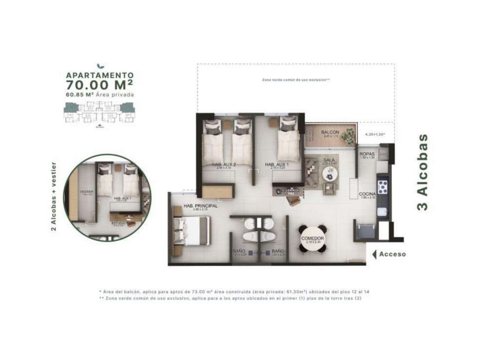 VENTA APARTAMENTOS SOBRE PLANOS CERRITOS PEREIRA — foto 3
