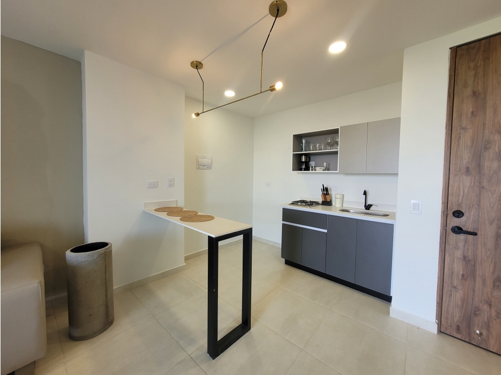 VENTA APARTASUITE AMOBLADA CERRITOS PEREIRA CON CUARTO UTIL — foto 2