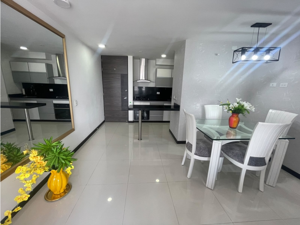 RENTA APARTAMENTO AMOBLADO EN CONJUNTO CERRADO UBICADO EN GALICIA - 1