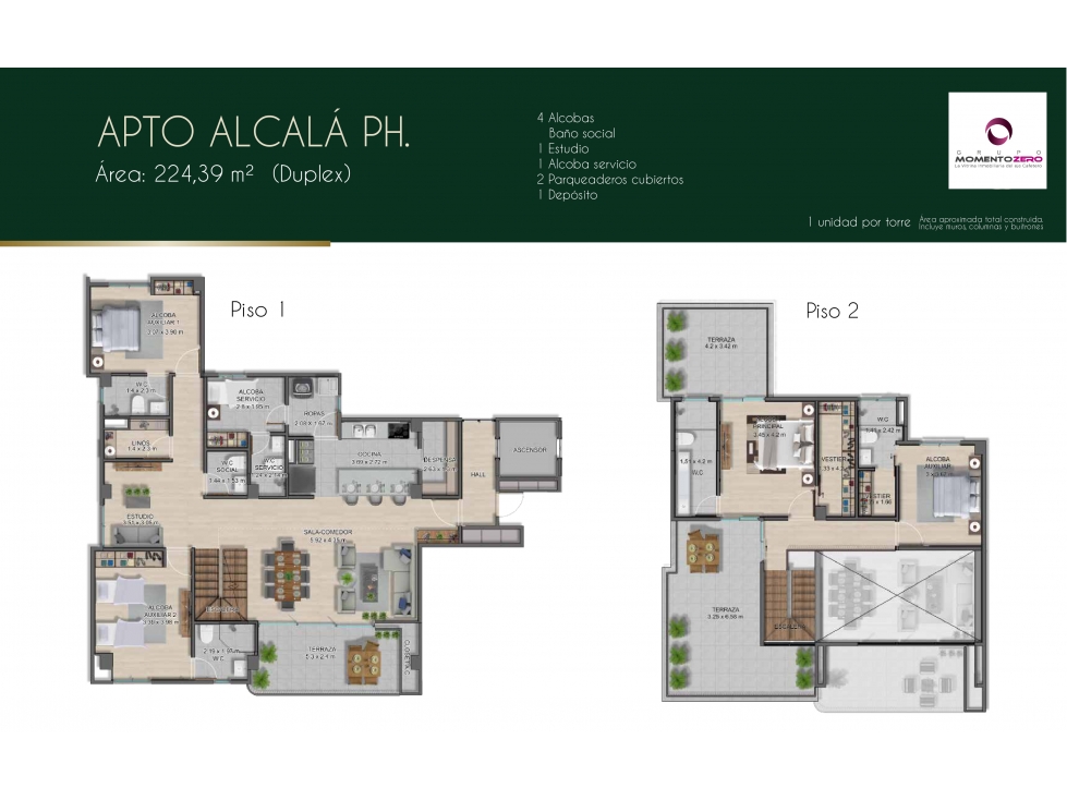 VENTA PENTHOUSE SOBRE PLANOS CERRITOS PEREIRA — foto 2