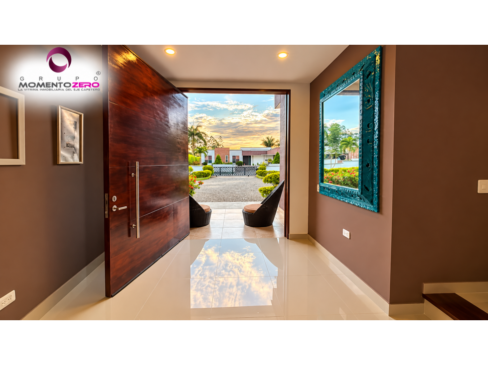 VENTA HERMOSA CASA CAMPESTRE EN CONDOMINIO COMBIA PEREIRA - 4