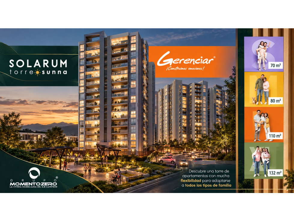VENTA EXCLUSIVOS APARTAMENTOS SOBRE PLANOS CERRITOS PEREIRA