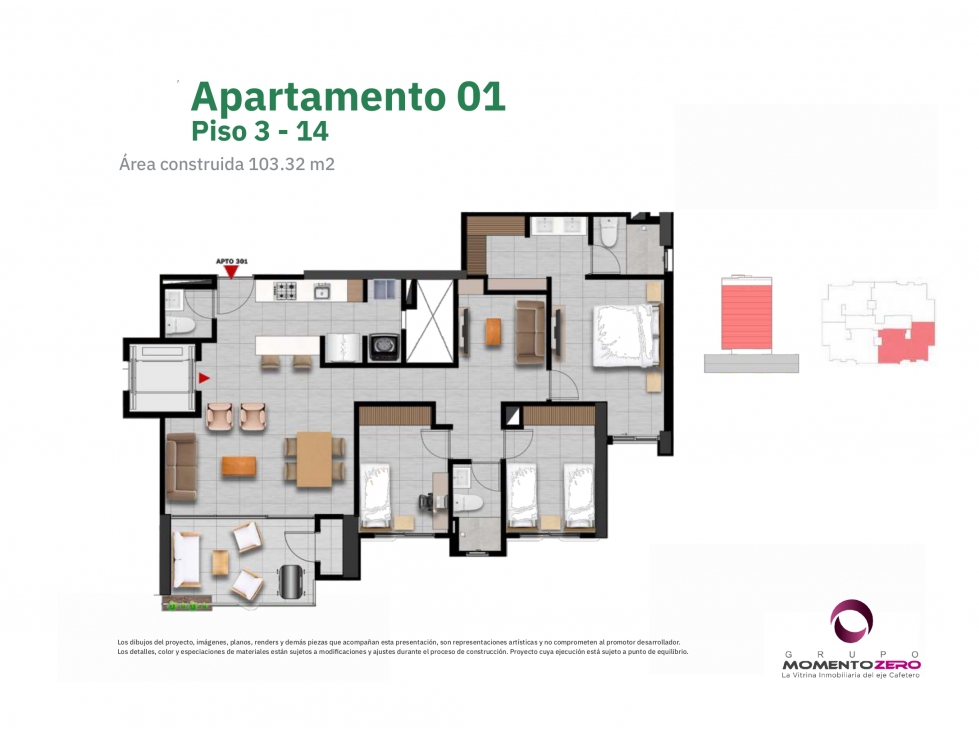 VENTA EXCLUSIVOS APARTAMENTOS SOBRE PLANOS ETAPA 3 CERRITOS PEREIRA — foto 6