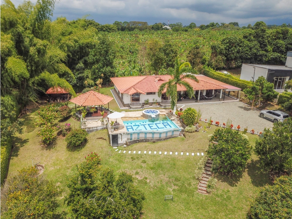 VENTA CASA CAMPESTRE CON PISCINA SECTOR EL CAIMO ARMENIA QUINDIO — foto 2