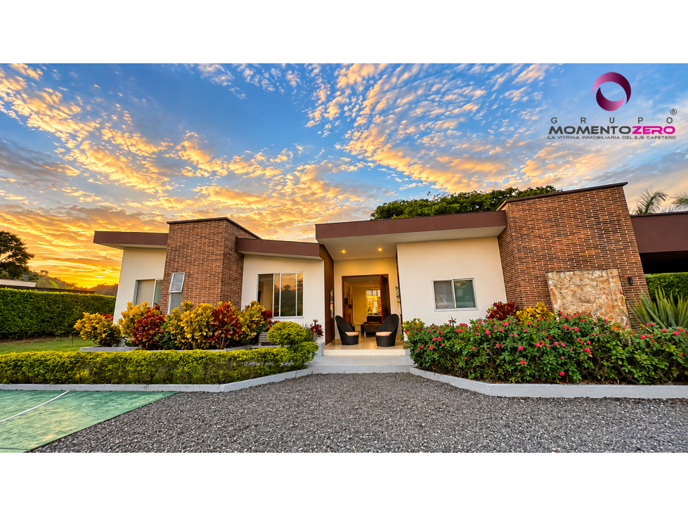 VENTA HERMOSA CASA CAMPESTRE EN CONDOMINIO COMBIA PEREIRA - 1