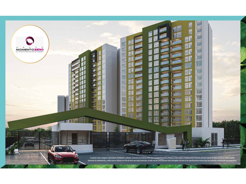 VENTA APARTAMENTOS 2 HAB EN EL MEJOR SECTOR DE DOSQUEBRADAS