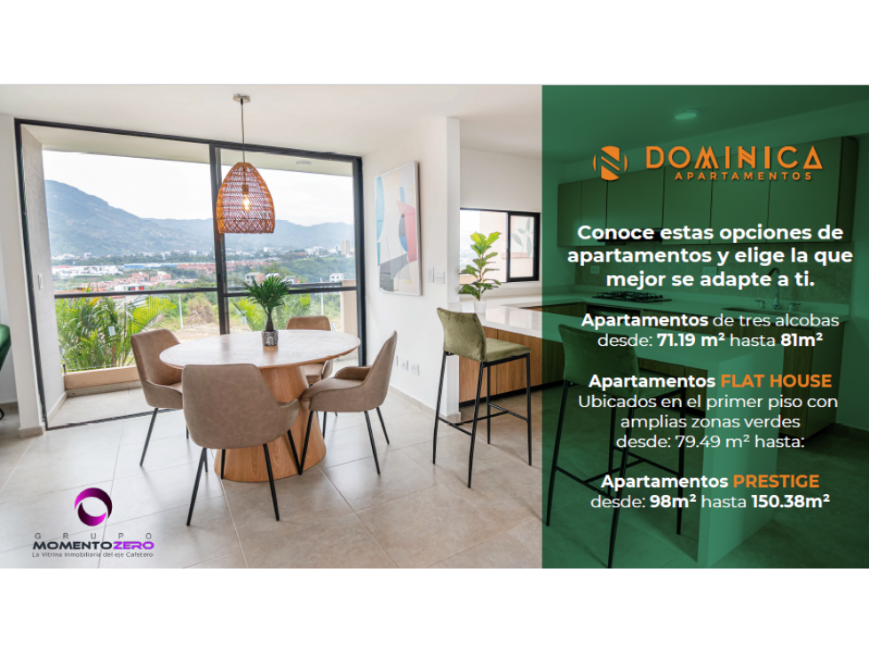 VENTA APARTAMENTO AMPLIO SOBRE PLANOS SECTOR VILLA VERDE PEREIRA