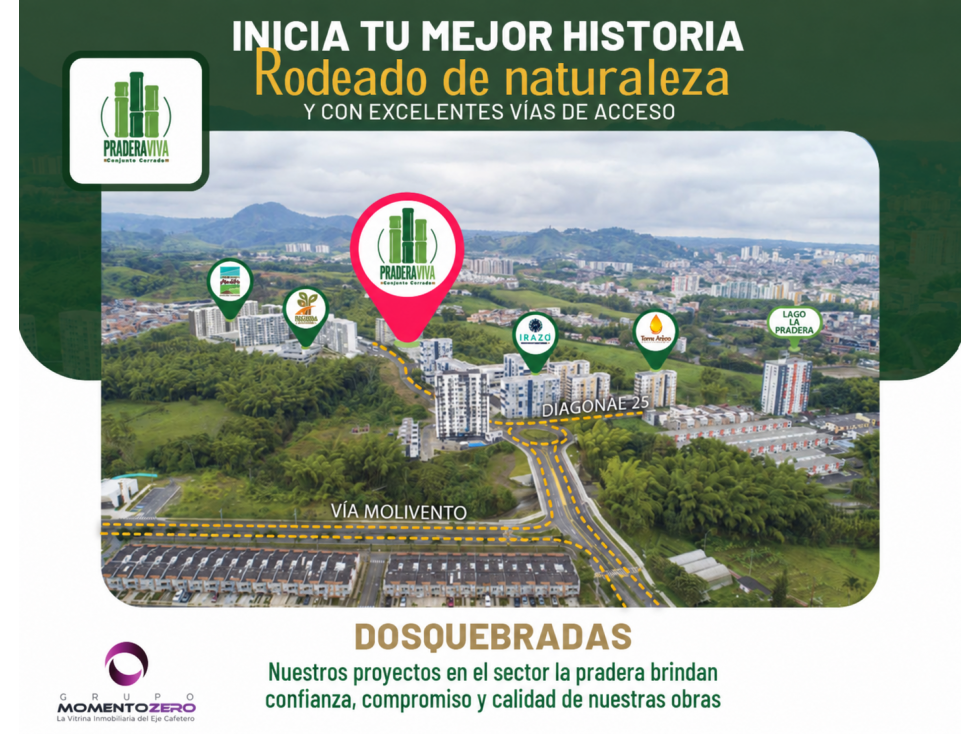 VENTA PROYECTO DE APARTAMENTOS PRADERA VIVA DOSQUEBRADAS