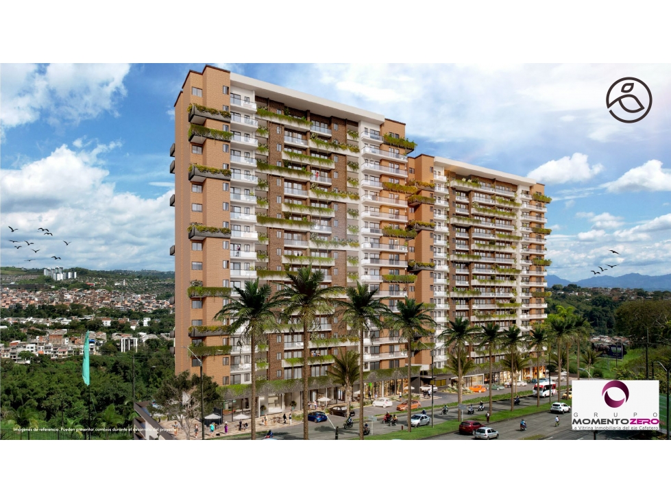 VENTA APARTAESTUDIOS SOBRE PLANOS AV. SUR PEREIRA
