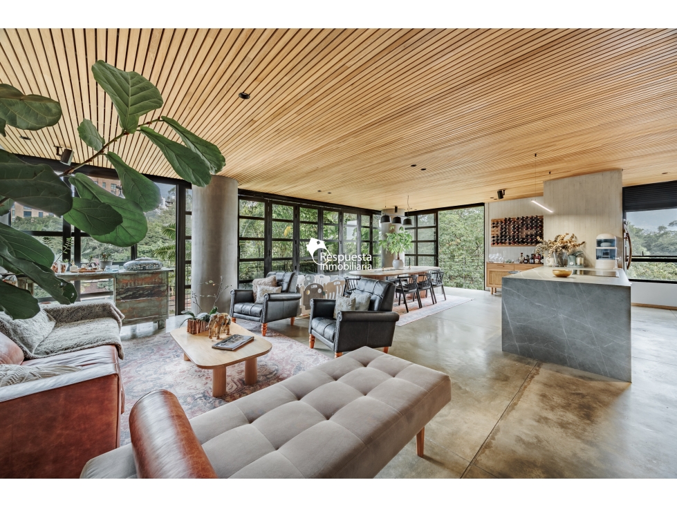 Venta de Exclusivo Apartamento Medellin- el Poblado - campestre.