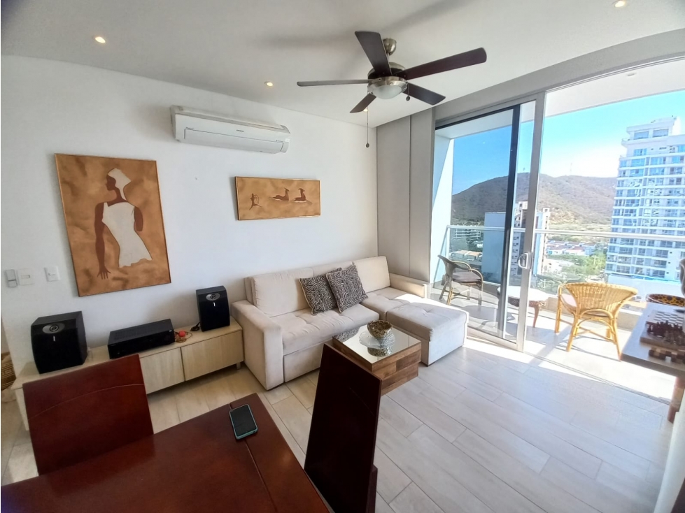 VENTA/ARRIENDO APARTAMENTO AMOBLADO EN SANTA MARTA PLAYA SALGUERO — foto 4