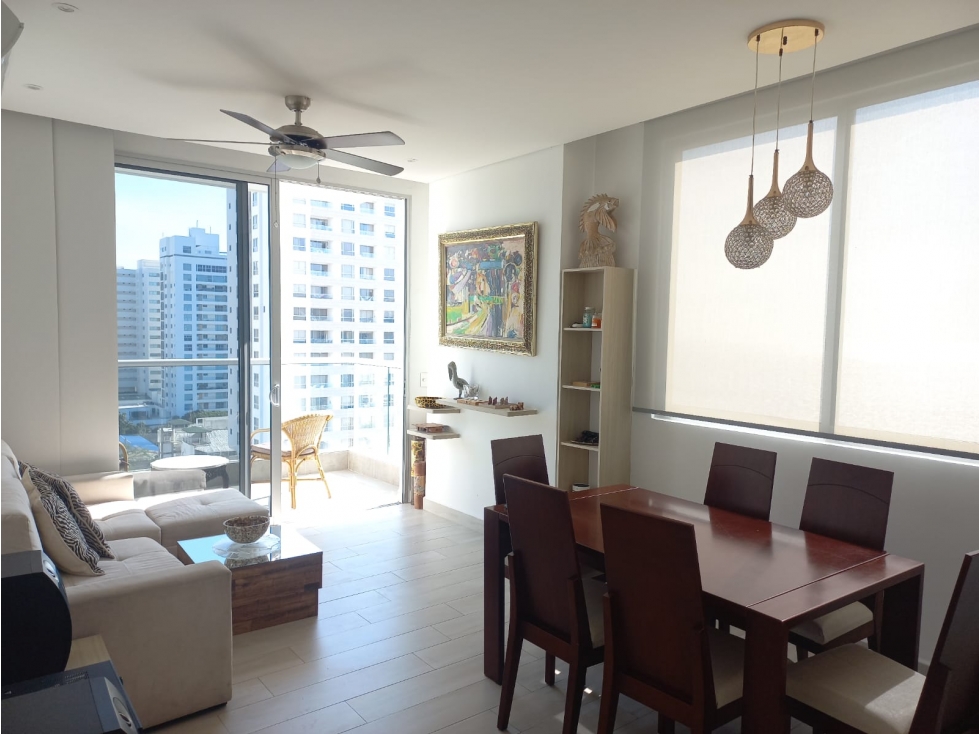 VENTA/ARRIENDO APARTAMENTO AMOBLADO EN SANTA MARTA PLAYA SALGUERO