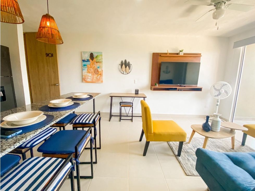 VENTA APARTAMENTO AMOBLADO TURISTICO EN POZOS COLORADOS SANTA MARTA — foto 2