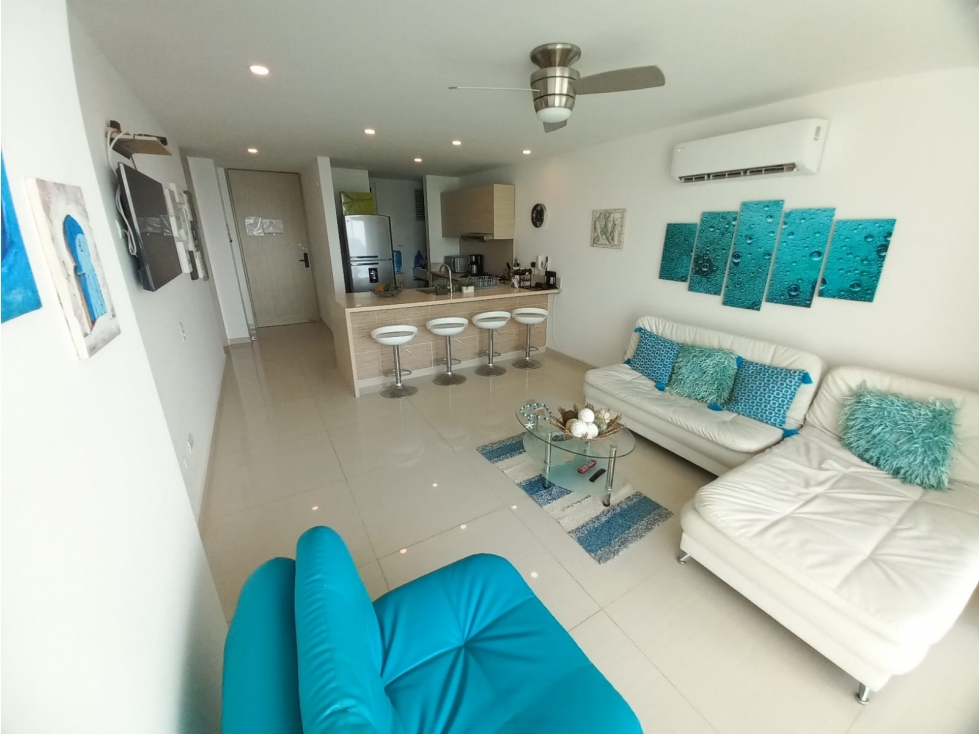 ARRIENDO EXCLUSIVO APARTAMENTO PRIMERA LINEA POZOS COLORADOS — foto 2