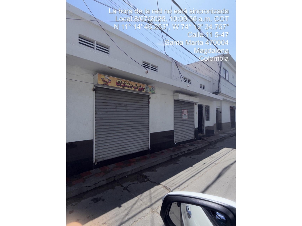VENTA CASA COMERCIAL CENTRO HISTORICO SANTA MARTA