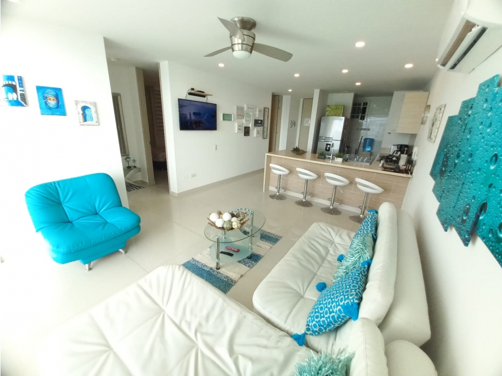 ARRIENDO EXCLUSIVO APARTAMENTO PRIMERA LINEA POZOS COLORADOS — foto 3