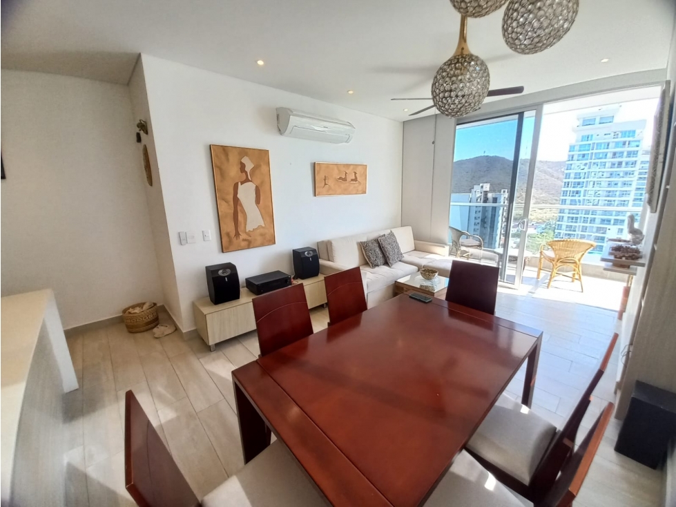 VENTA/ARRIENDO APARTAMENTO AMOBLADO EN SANTA MARTA PLAYA SALGUERO — foto 5