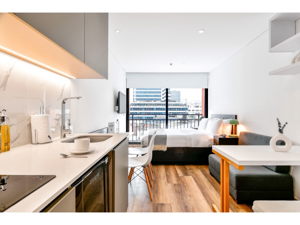 Apartaestudio moderno en venta en Chicó Norte