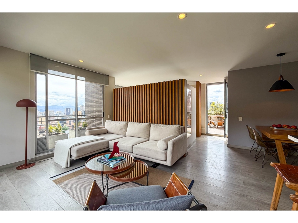 Apartamento moderno con terraza en venta en Bosque Izquierdo