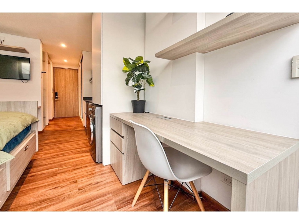 Apartaestudio amoblado en venta o arriendo en Chicó Norte III — foto 4