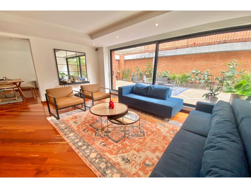 Apartamento con terraza en venta en Chicó