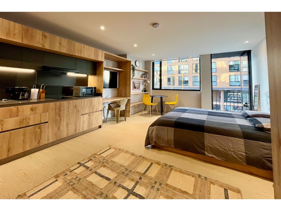 Apartamento moderno amoblado en arriendo en El Nogal