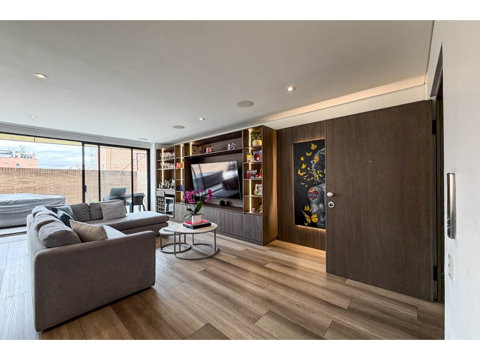 Apartamento moderno con terraza en arriendo en Chicó — foto 2