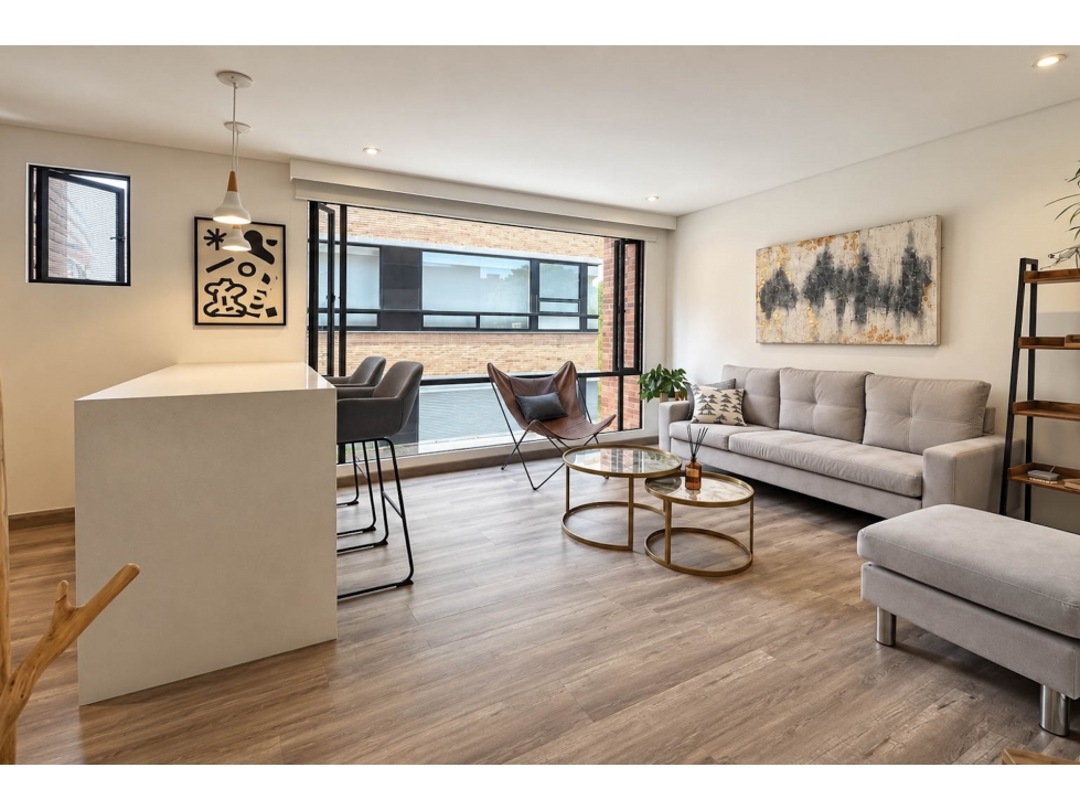 Apartamento con terraza en arriendo amoblado en Chicó Reservado — foto 2