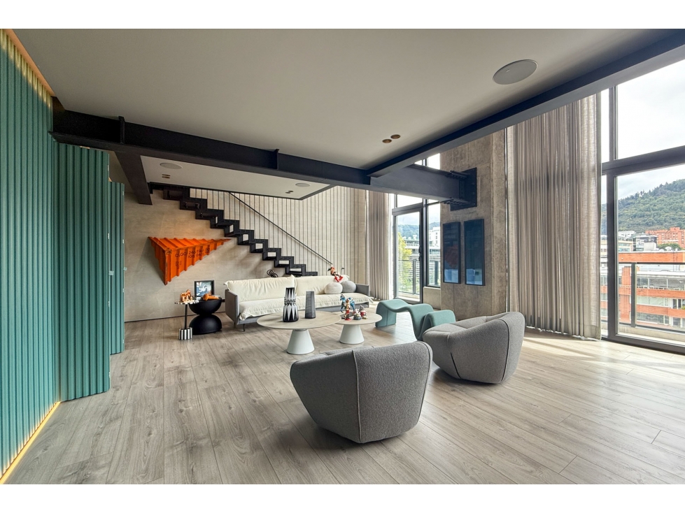 Espectacular apartamento Dúplex moderno en venta en Chicó — foto 5