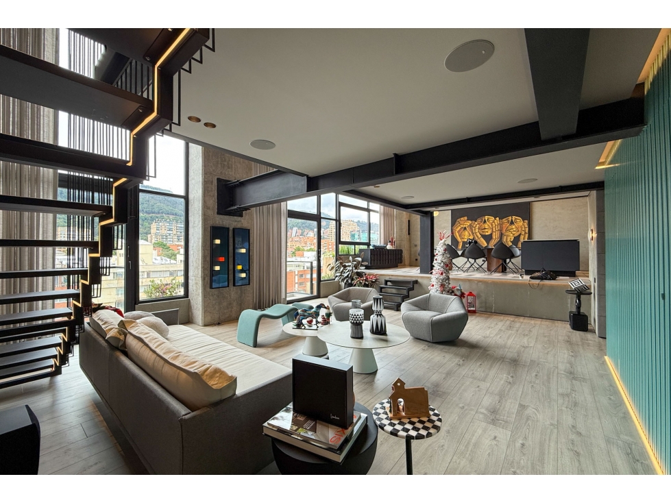 Espectacular apartamento Dúplex moderno en venta en Chicó