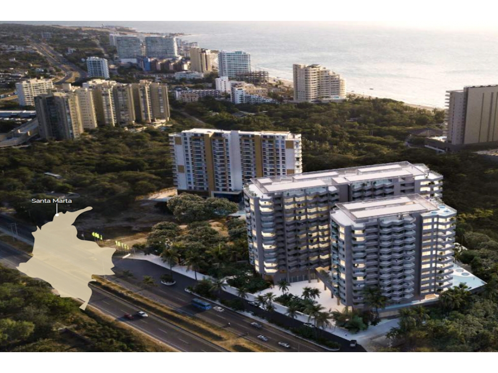 Apartamento en proyecto en venta en Pozos Colorados - Santa Marta — foto 2