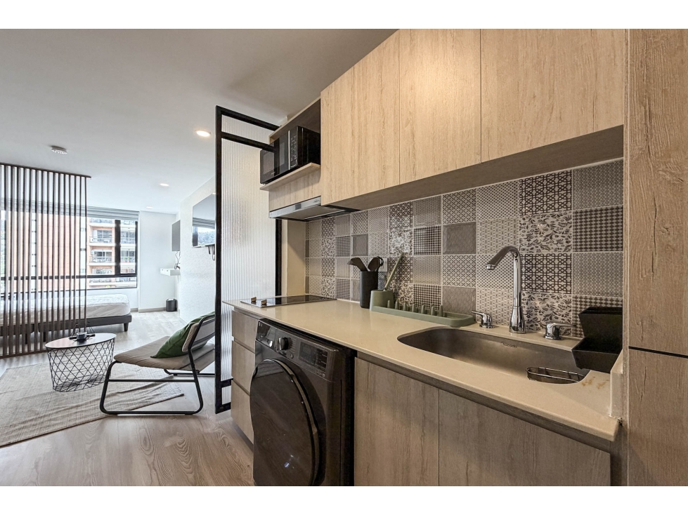 Apartaestudio moderno en arriendo amoblado en Chapinero — foto 3