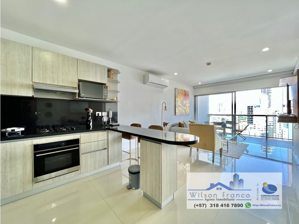 Apartamento En Venta, AMOBLADO, Bocagrande, Cartagena — foto 6