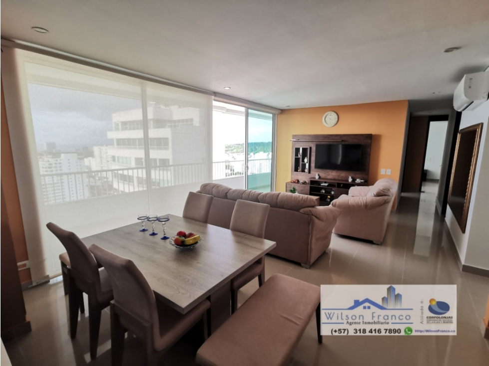 Apartamento En Venta, Vista Bahía, Manga, Cartagena — foto 4