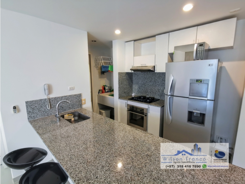 Apartamento En Venta, Amoblado, Morros, vista al mar, Cartagena — foto 3