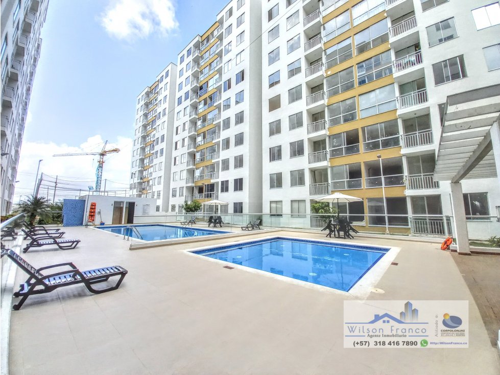 Apartamento con Garaje En Venta, Condominio, Ciudad Jardín, Cartagena