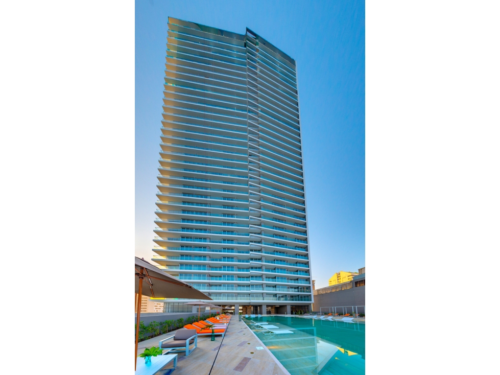 Apartamento en venta, AMOBLADO, Bocagrande, frente al mar, Cartagena — foto 3