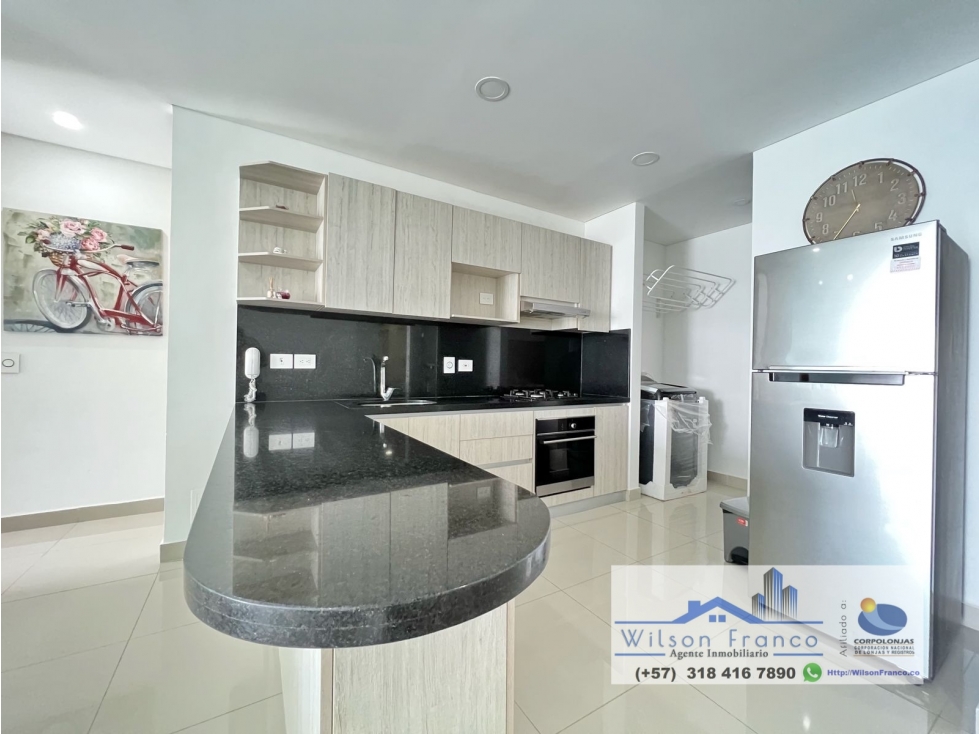 Apartamento En Venta, amoblado, Bocagrande, vista a la Bahía Cartagena — foto 5