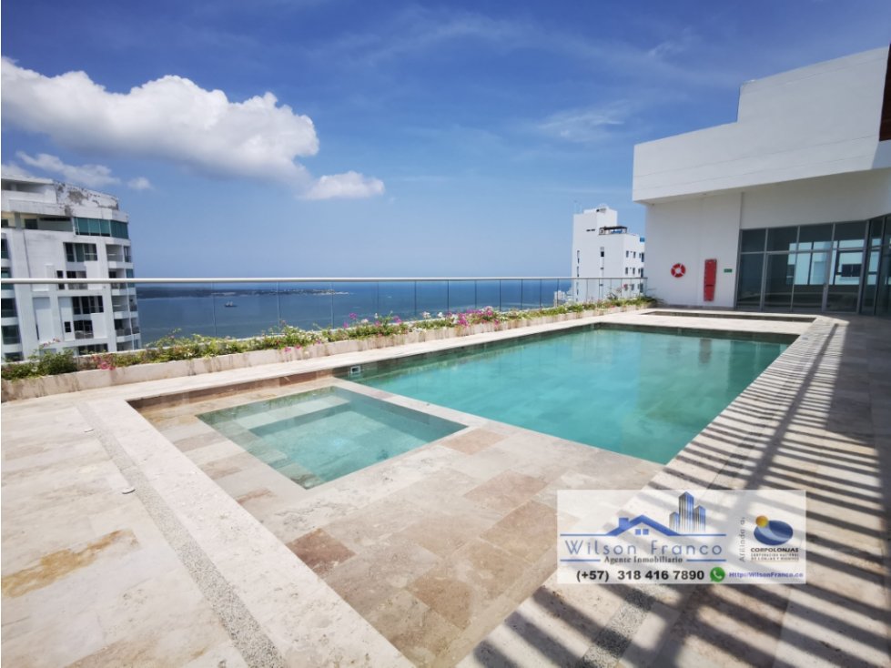 Apartamento En Venta, Castillogrande, Cartagena