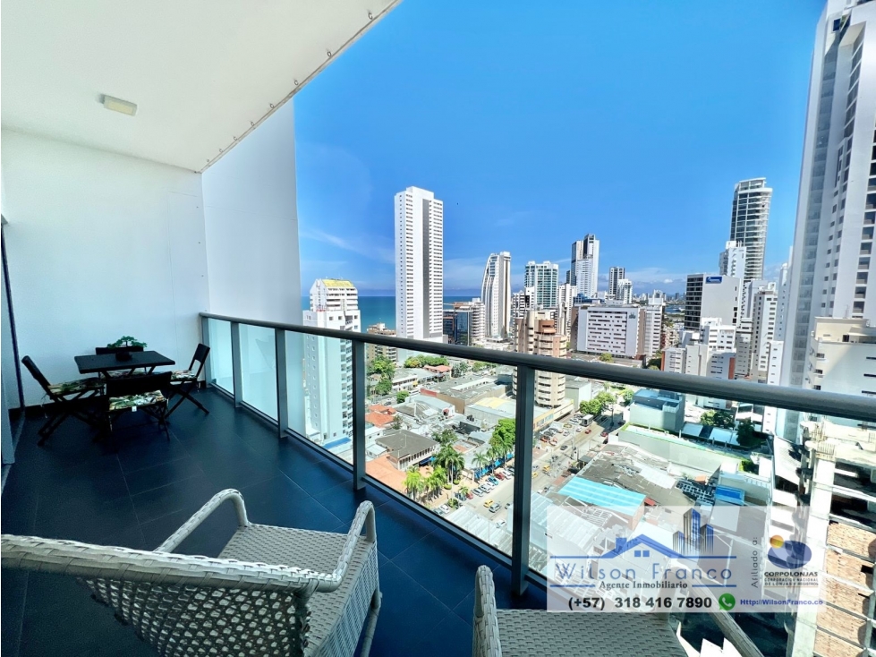 Apartamento En Venta, AMOBLADO, Bocagrande, Cartagena — foto 2