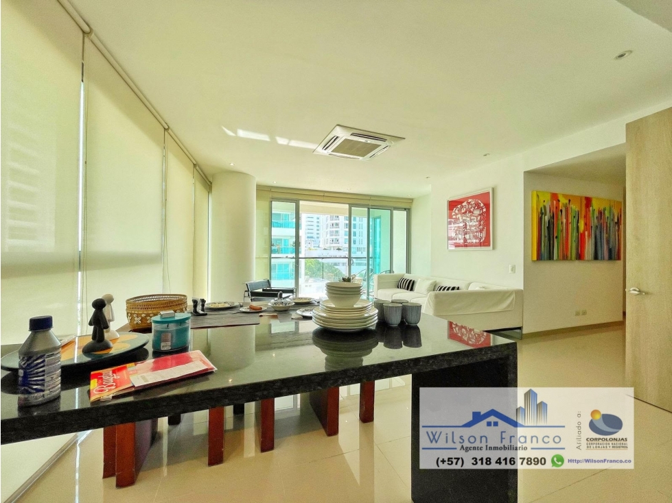 Apartamento en venta, Castillogrande, vista al mar, Cartagena — foto 6