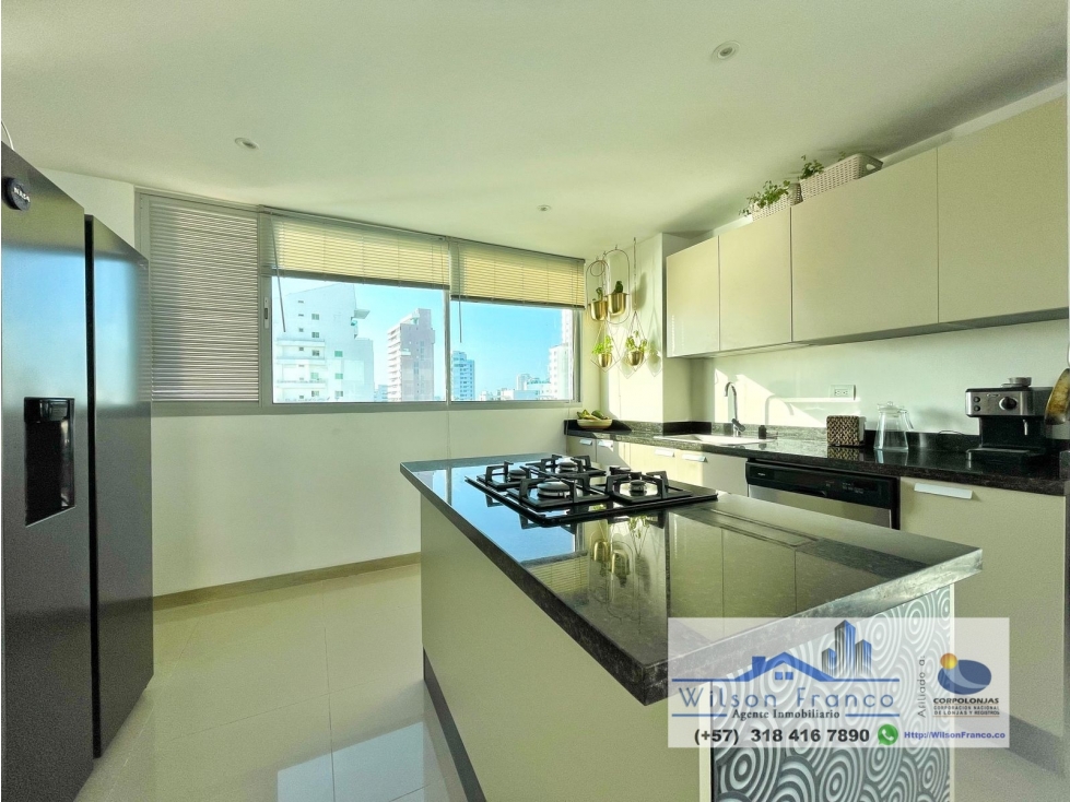 Apartamento en venta, Castillogrande, vista al mar, Cartagena — foto 5