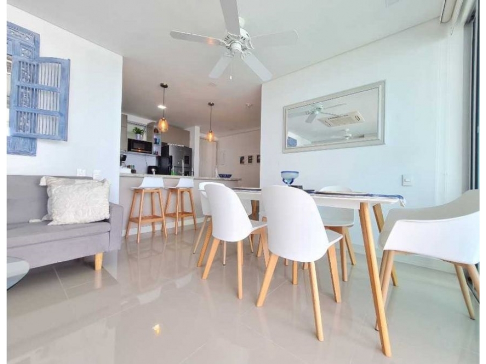 Apartamento en venta, Castillogrande, vista al mar, Cartagena — foto 2