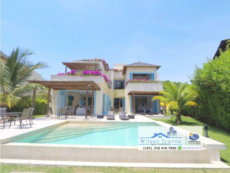 Casa De Playa En Venta, Isla Baru, Cartagena