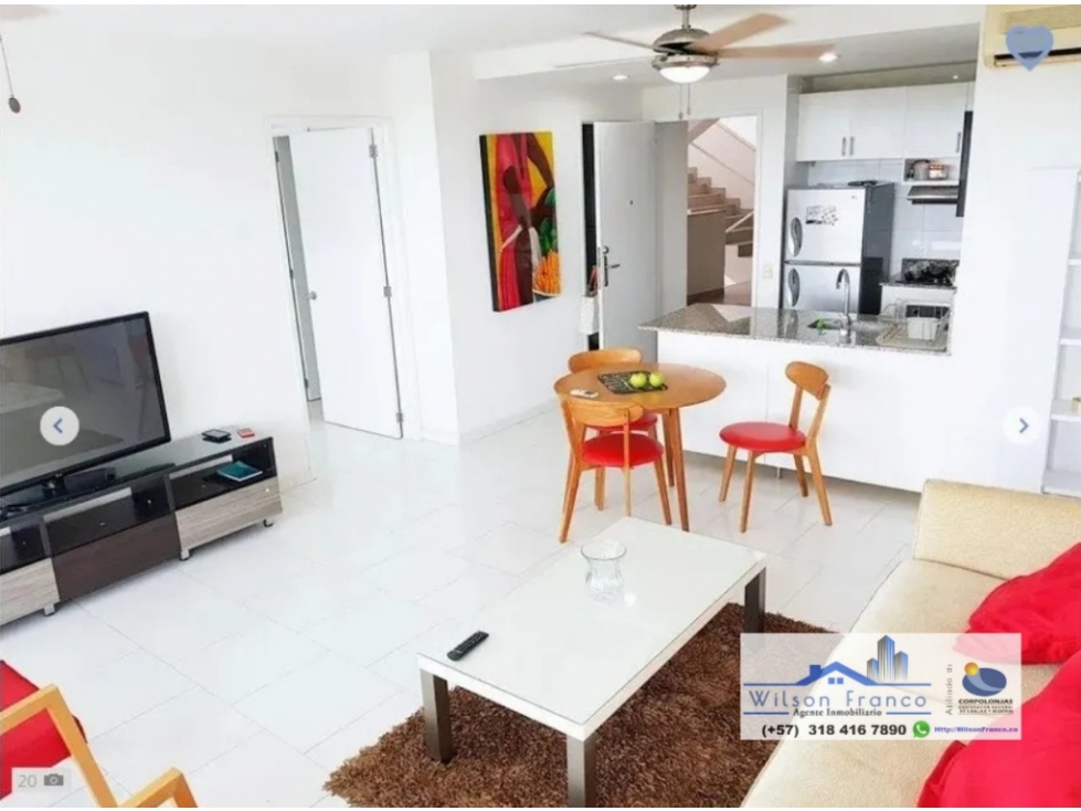 Apartamento En Venta, Amoblado, Morros, Zona Norte, Cartagena — foto 2