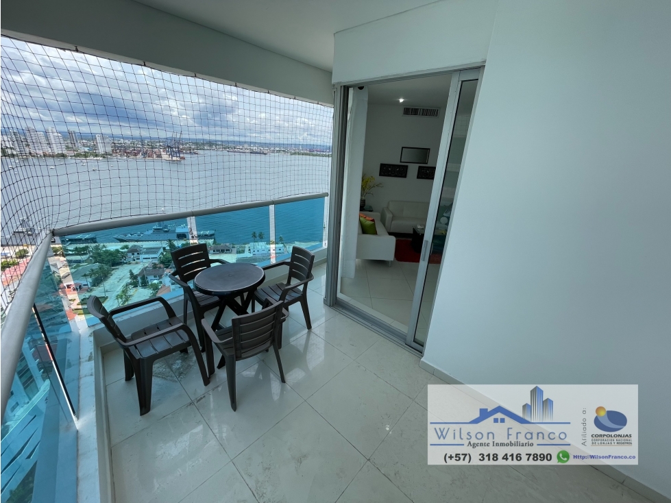 Apartamento En Venta, Bocagrande, Vista Al Mar y Bahía de Cartagena — foto 2