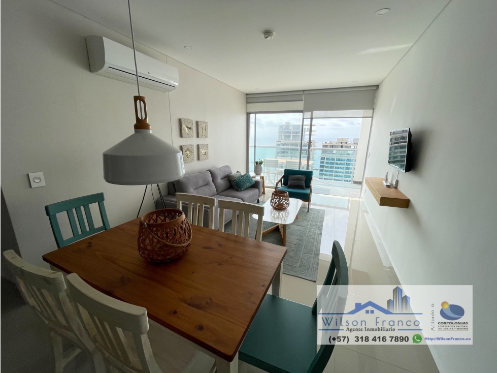 Apartamento En Venta, Bocagrande, Exclusivo, vista al mar, Cartagena — foto 2