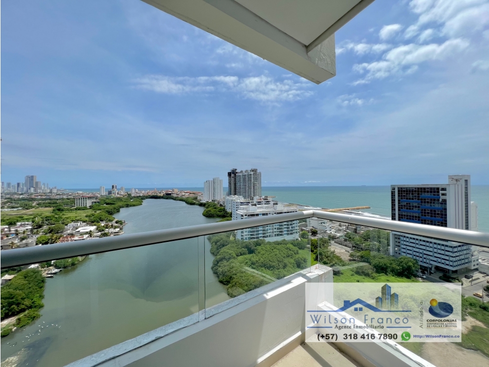 Apartamento en Venta con espectacular Vista, El Cabrero, Cartagena