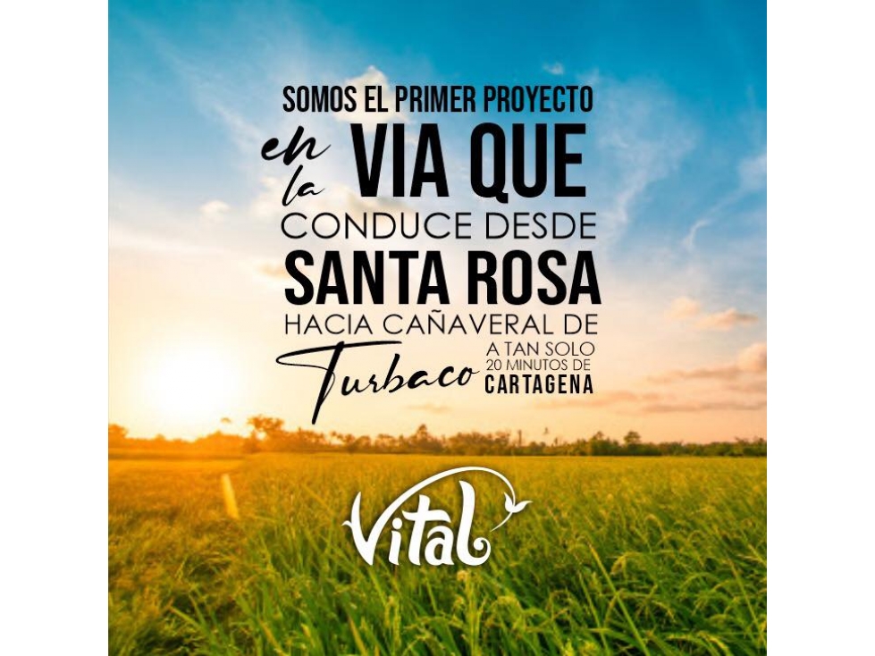 Lotes Campestres En Venta, Condominio Vital, Santa Rosa - 1