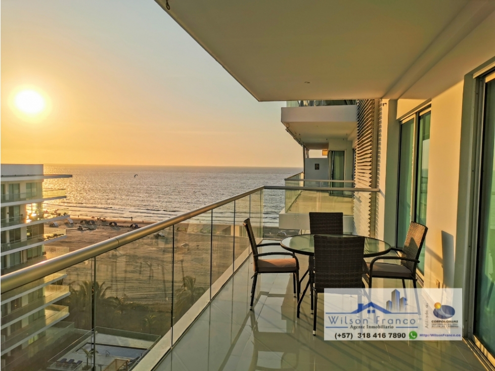 Apartamento En Venta, Amoblado, Morros, vista al mar, Cartagena